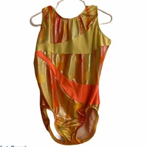 Girls Child Medium 8/10 Gymnastics Leotard